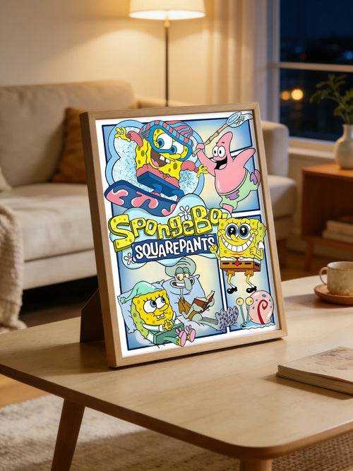 Puzzle Bob l'Éponge : session de surf à Bikini Bottom
