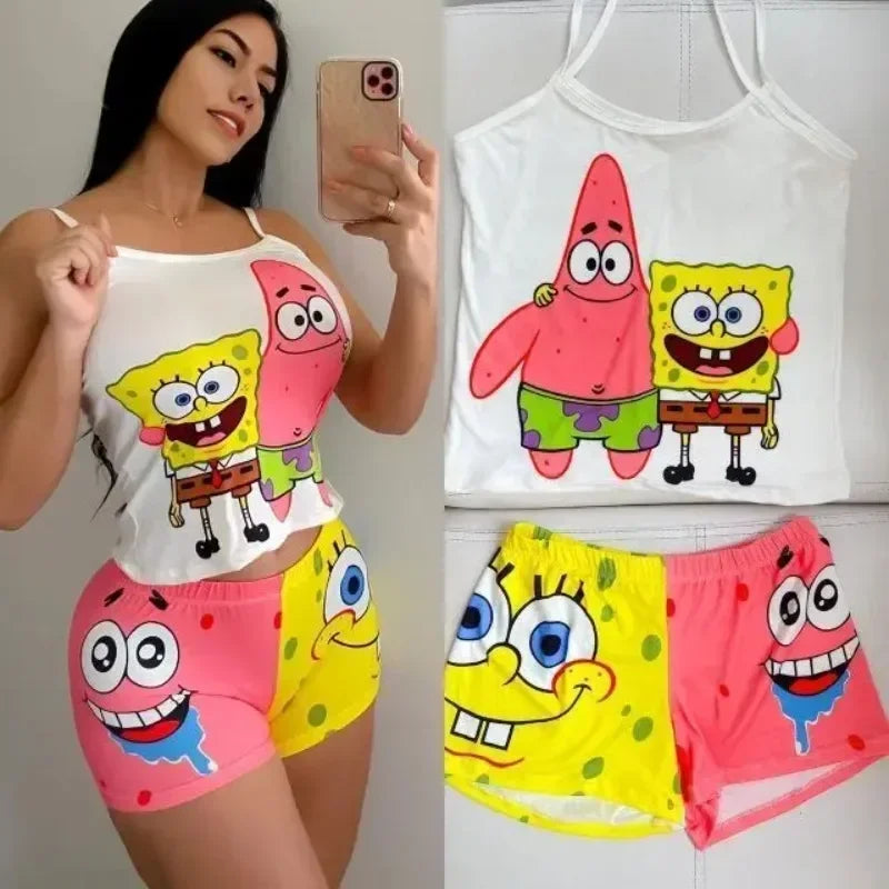 SpongeBob Set – Trägershirt und Shorts