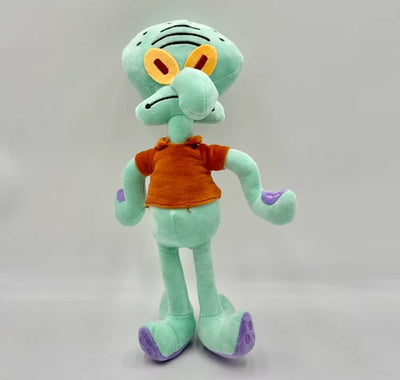 Peluche Carlo Tentacule : le voisin grincheux de Bob l'Éponge