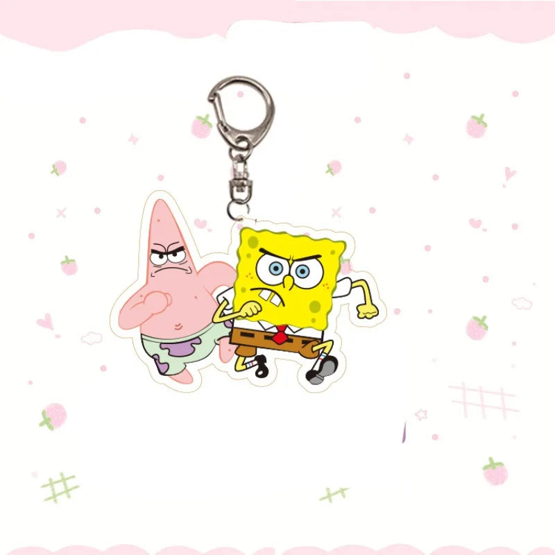 Porte-clés Bob l'Éponge : Bob et Patrick