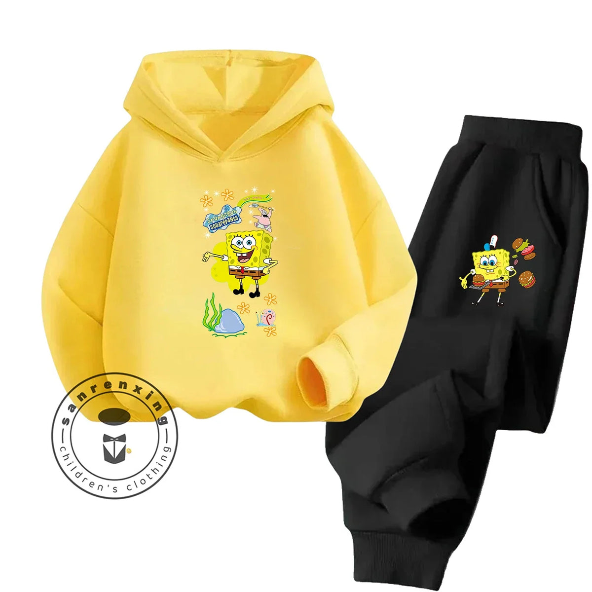 SpongeBob SquarePants Trainingsanzug – Total Look Schwarz