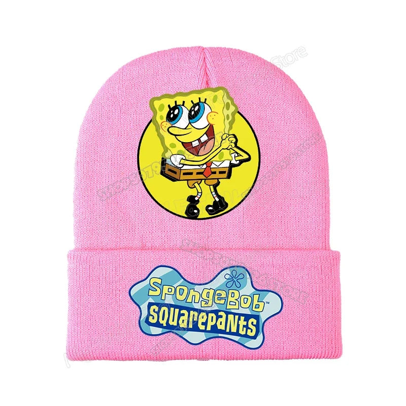Bonnet rose Bob l'Éponge : style pink