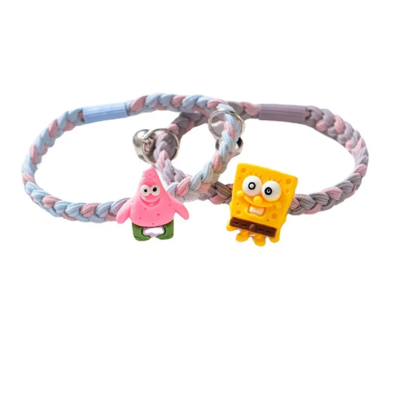 Bracelets Bob l'Éponge : duo d'amitié tressé