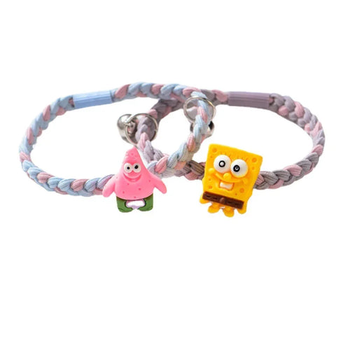 Bracelets Bob l'Éponge : duo d'amitié tressé