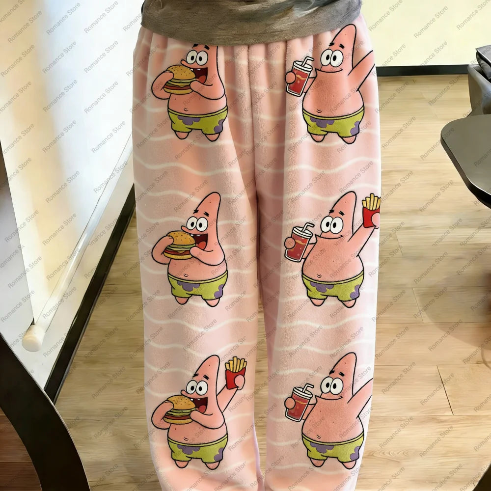 Spongebob Pyjamahose – Ananas-Muster Blau