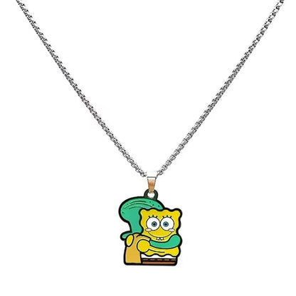 Spongebob Pärchen-Halsketten – Duo Anhänger