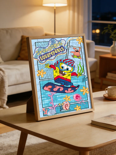 Puzzle Bob l'Éponge : Bob en skateboard