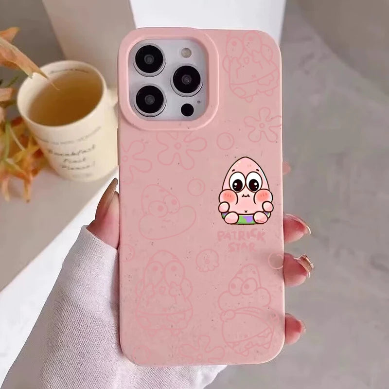 Coque iPhone rose pastel Bob l'Éponge : Patrick