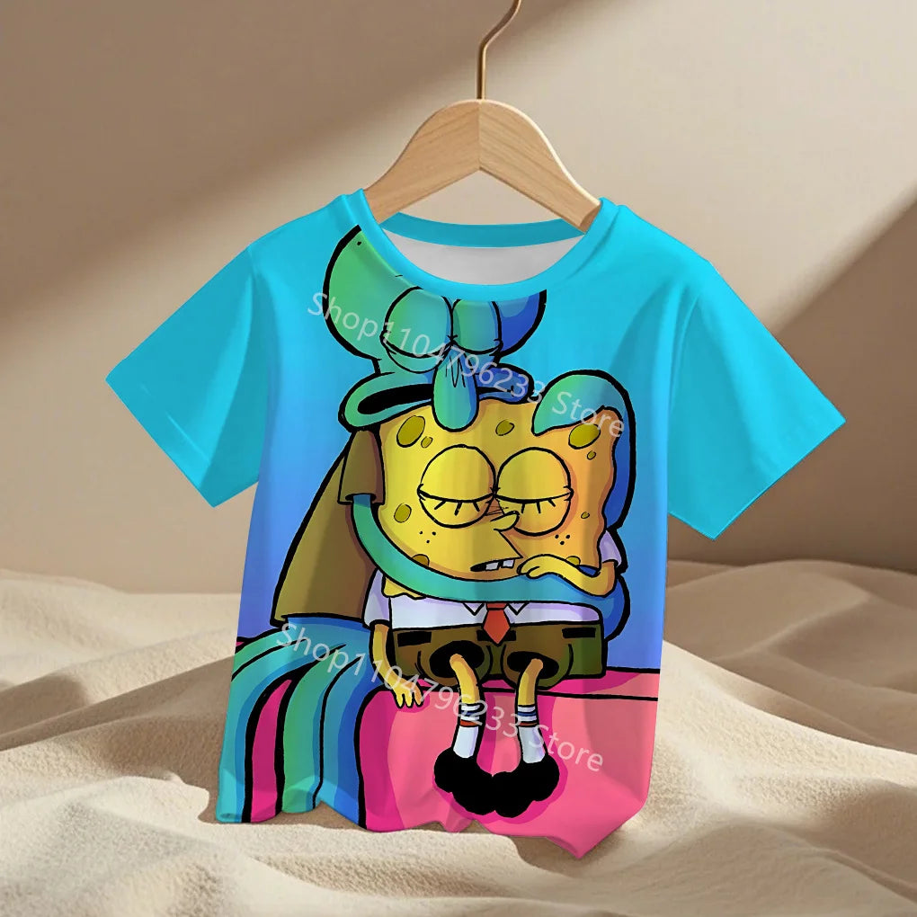 T-Shirt SpongeBob - 3D Blasen